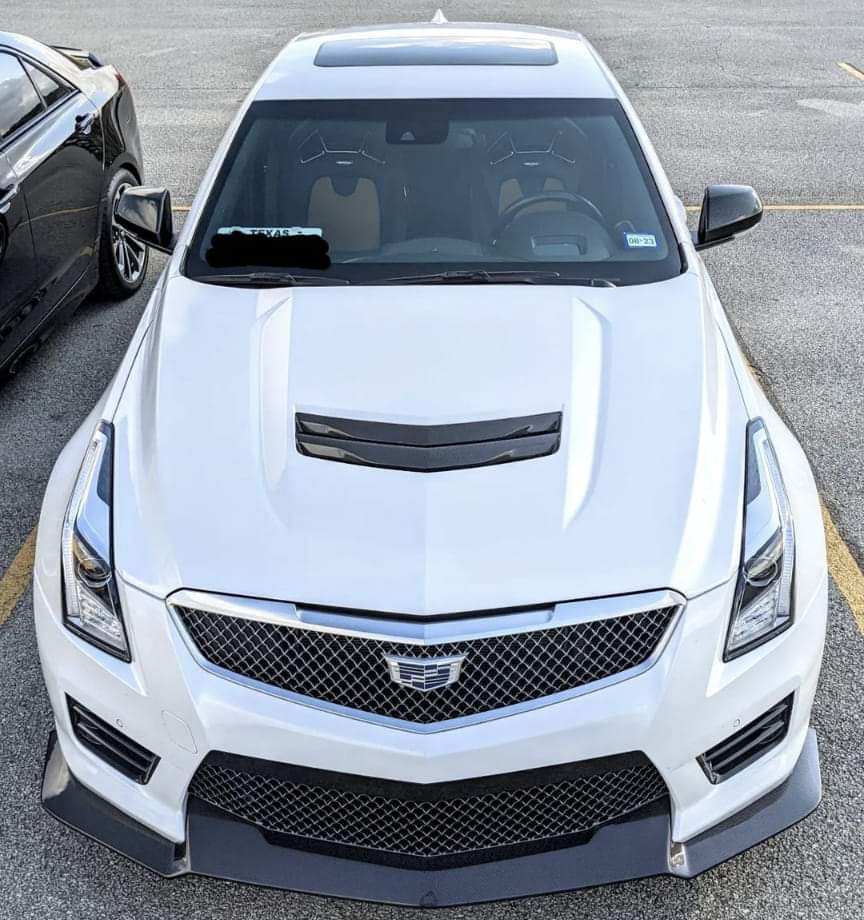 ATS-V - Carbon Fiber Front Lip Splitter Ground Effects